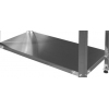 Полка сплошная для стола производственного,  600х360х35мм, оцинк.сталь