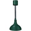 Лампа-мармит подвесная, абажур D279мм зеленый, шнур регулируемый черный, лампа прозрачная без покрытия